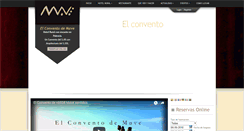 Desktop Screenshot of elconventodemave.com