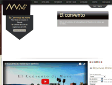 Tablet Screenshot of elconventodemave.com